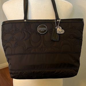 Coach Signature Stitch (F7668) Nylon Tote